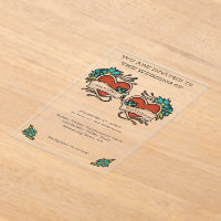 Tattoed Hearts Tattoo Graphic Wedding