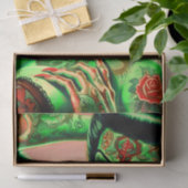 Tattoed Zombie Pin-up Tissuepapier (Geschenk)