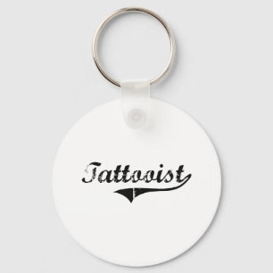 Tattoïste professionele baan sleutelhanger