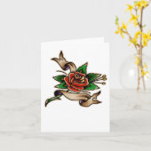 Tattoo 005 Sticker Kaart (Gele Bloem)