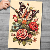 Tattoo 5 Ontkoppelingspapier Tissuepapier