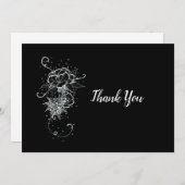 Tattoo abstract Roos Bedankkaart (Voorkant / Achterkant)