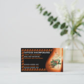 Tattoo Afsprakenkaartje (Staand voorkant)