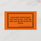 Tattoo Afsprakenkaartje (Achterkant)