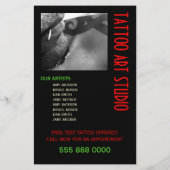 Tattoo Art Shop Flyer (Achterkant)