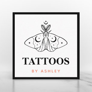 Tattoo Artiest Butterfly Aesthetic Third Eye Mysti Vierkante Visitekaartje