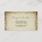 Tattoo artiest Distress Grunge Visitekaartje (Achterkant)