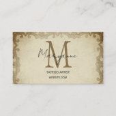 Tattoo artiest Distress Grunge Visitekaartje (Voorkant)