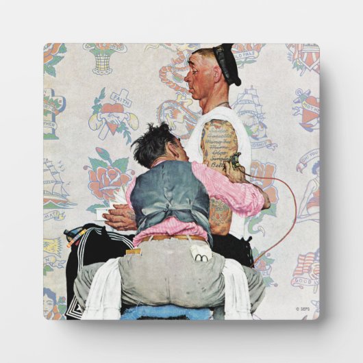 Tattoo artiest fotoplaat (Voorkant)