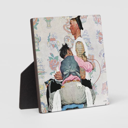 Tattoo artiest fotoplaat (Voorkant)