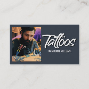 Tattoo Artiest Fototypografie Visitekaartje