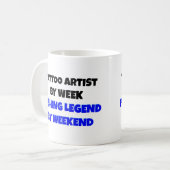 Tattoo Artiest Gevist Legend Koffiemok (Voorkant links)