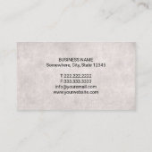 Tattoo Artiest  Gold Oriental Cloud Pattern Visitekaartje (Achterkant)