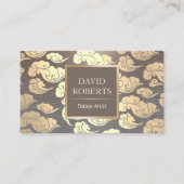 Tattoo artiest  Gold Oriental Metallic Visitekaartje (Voorkant)