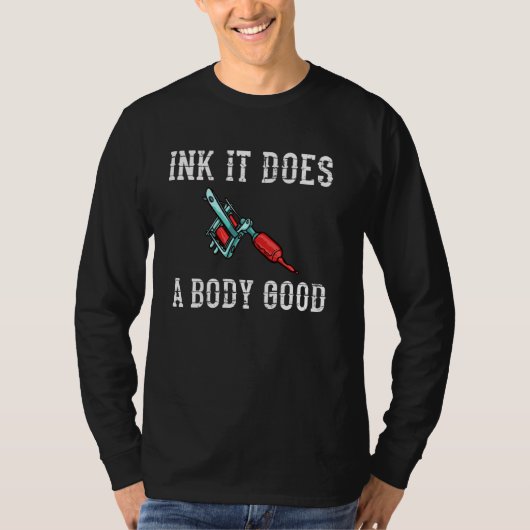 Tattoo Artiest Inked Machine T-shirt (Voorkant)
