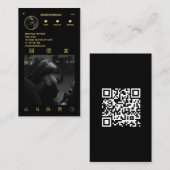 Tattoo Artiest Instagram Fotogrid QR Code Visitekaartje (Voorkant / Achterkant)