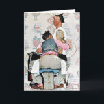 Tattoo artiest kaart<br><div class="desc">Artiest: Norman Rockwell | Naam tatoeëertransformator op de arm van de zeeman</div>