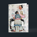 Tattoo artiest kaart<br><div class="desc">Artiest: Norman Rockwell | Naam tatoeëertransformator op de arm van de zeeman</div>