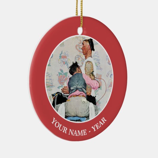 Tattoo artiest keramisch ornament (Rechts)