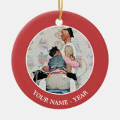 Tattoo artiest keramisch ornament (Voorkant)