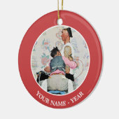 Tattoo artiest keramisch ornament (Links)