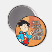 Tattoo artiest magneet (Voorkant / Achterkant)