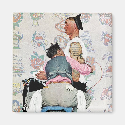 Tattoo artiest magneet (Voorkant)