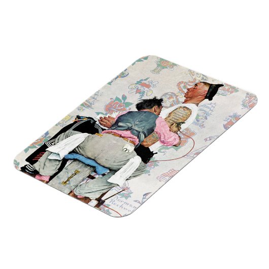 Tattoo artiest magneet (Linkerzijde)