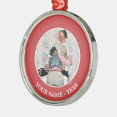 Tattoo artiest metalen ornament (Links)