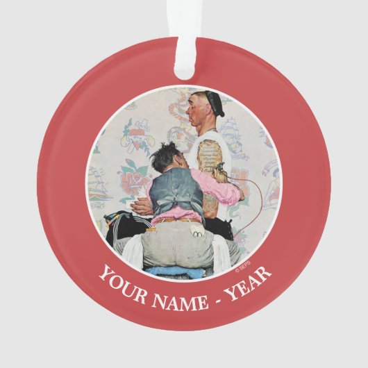 Tattoo artiest ornament (achterkant)