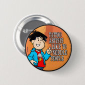 Tattoo artiest ronde button 5,7 cm (Voorkant /achterkant)