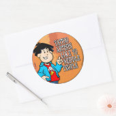 Tattoo artiest ronde sticker (Envelop)