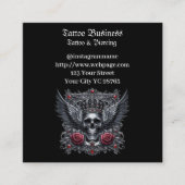 Tattoo artiest salon Afspraak Visitekaartje (Voorkant)