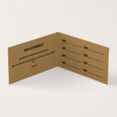 Tattoo artiest salon Afspraak Visitekaartje (Binnen)