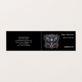 Tattoo artiest salon Afspraak Visitekaartje (Buitenkant ongevouwen)