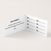 Tattoo artiest salon Afspraak Visitekaartje (Binnen)