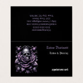 Tattoo artiest salon Afspraak Visitekaartje (Buitenkant ongevouwen)
