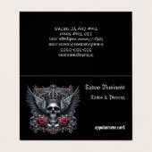 Tattoo artiest salon Afspraak Visitekaartje (Buitenkant ongevouwen)