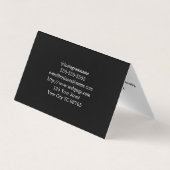 Tattoo artiest salon Afspraak Visitekaartje (Achterkant)