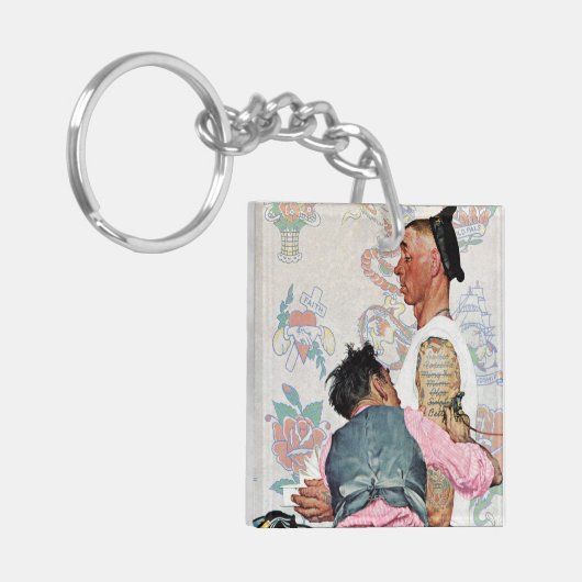 Tattoo artiest sleutelhanger (Voorkant Links)