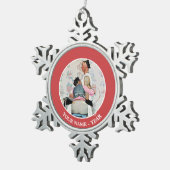 Tattoo artiest tin sneeuwvlok ornament (Rechts)