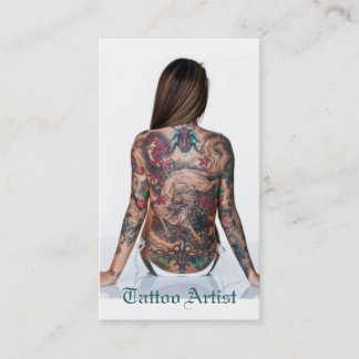 Tattoo artiest visitekaartje
