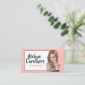 Tattoo artiest visitekaartje (Staand voorkant)