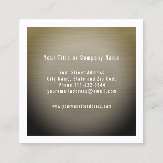 Tattoo Artiest Visitekaartje (Achterkant)