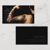 Tattoo Artiest, Visitekaartje (Voorkant / Achterkant)