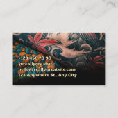 Tattoo artiest visitekaartje (Achterkant)