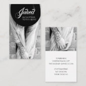 Tattoo artiest visitekaartje (Voorkant / Achterkant)