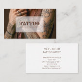 Tattoo artiest visitekaartje (Voorkant / Achterkant)
