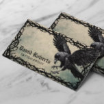 Tattoo Artist Black Crow Thorn Lijst Grunge Visitekaartje<br><div class="desc">Tattoo Artist Black Crow Thorn Lijst Grunge Visitekaartjes.</div>