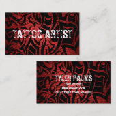 Tattoo Artist Body Art Visitekaartje (Voorkant / Achterkant)